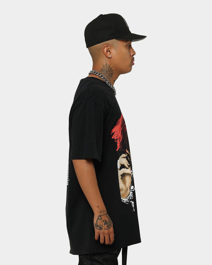 YUNGBLUD Life On Mars Tour Vintage T-Shirt Washed Black