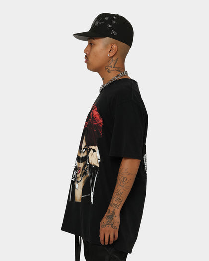 YUNGBLUD Life On Mars Tour Vintage T-Shirt Washed Black