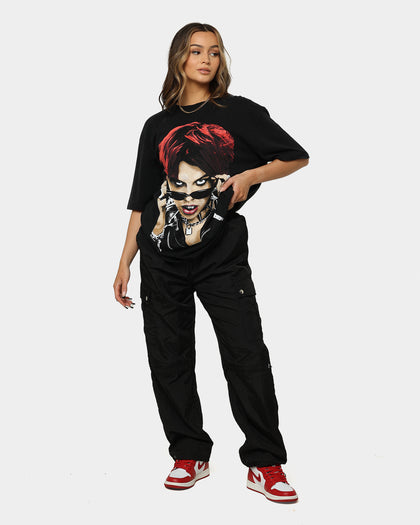 YUNGBLUD Life On Mars Tour Vintage T-Shirt Washed Black