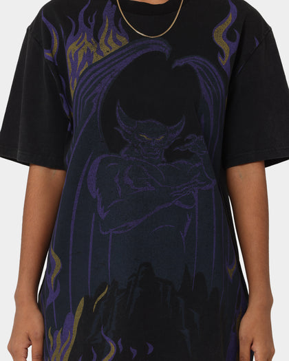 Disney Chernabog Vintage T-Shirt Washed Black