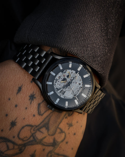 Komeri Card Spectra Nixon Automatic Black NIXON Spectra A1323