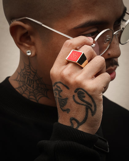 Last Kings The Throne Ring Red/Gold