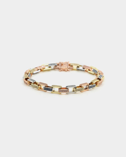 Saint Morta Tri Colour Bracelet Iced Multi