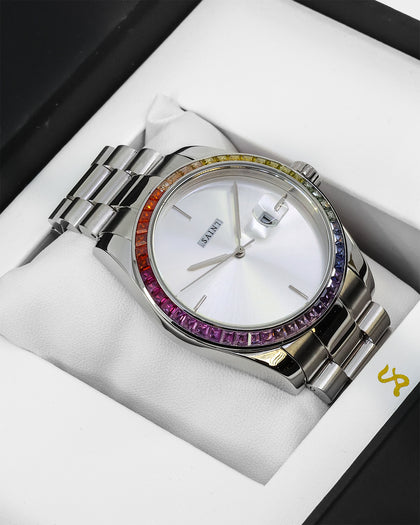 Saint Morta De Couler Watch Silver/Iced Rainbow