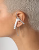 Raising Hell Women's Ear Cuff Pair Silver