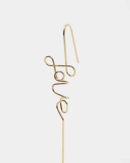 Raising Hell Women's Love Earring Cuff Gold