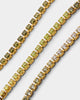 Saint Morta Micro Coloured Tennis Bracelet Gold/Green