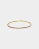Saint Morta Micro Coloured Tennis Bracelet Gold/Pink