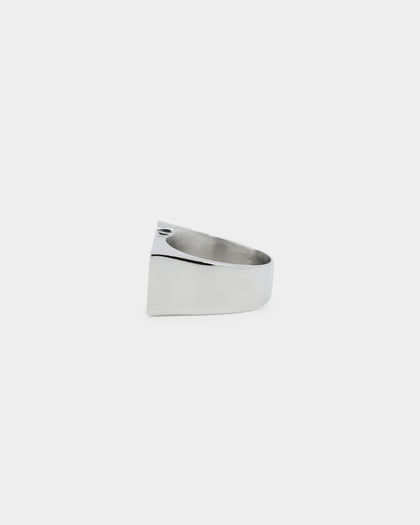 Loiter Breaking Bones Ring Silver/Black