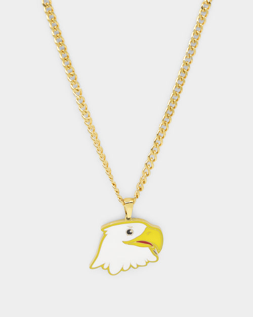 Shortie Kids' The Eagle Pendant Chain Gold