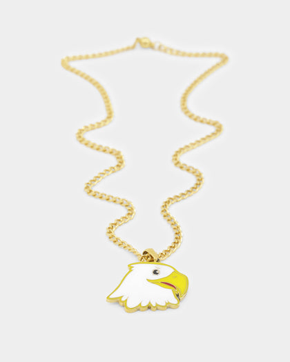 Shortie Kids' The Eagle Pendant Chain Gold