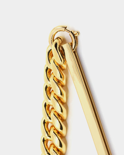 Saint Morta Custom Alpha 5 Letter Chain Gold