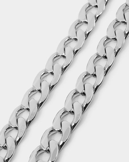 Raising Hell Women's Love Your Girl Chain Iced White Gold