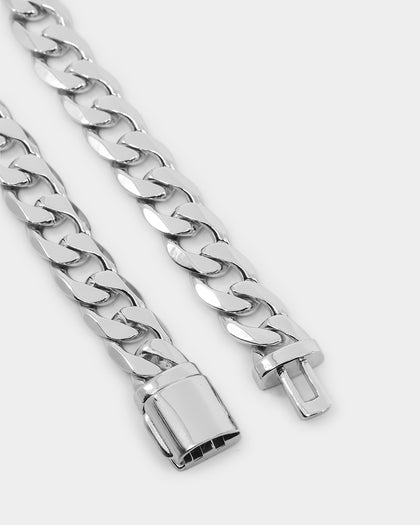 Raising Hell Women's Love Your Girl Chain Iced White Gold