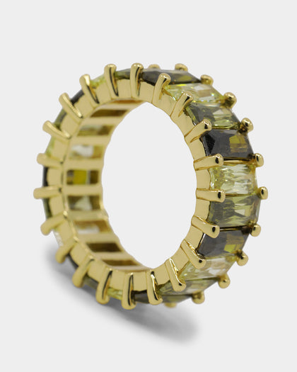 Raising Hell Women's Over The Rainbow Ring Green