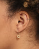 Raising Hell Women's Safety Pin Earrings Gold