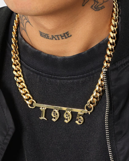 Saint Morta Custom Alpha Numbers Gold