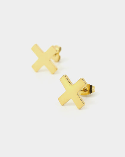 Saint Morta Marksman Earring Gold