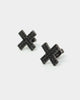 Saint Morta Marksman Earring Iced Black