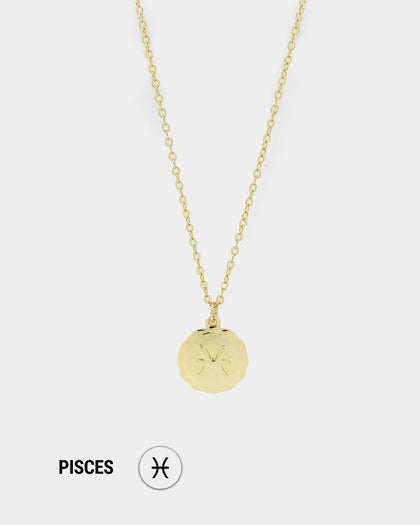 Raising Hell Women's Petit Zodiac Necklace Gold