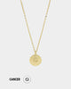 Raising Hell Women's Petit Zodiac Necklace Gold