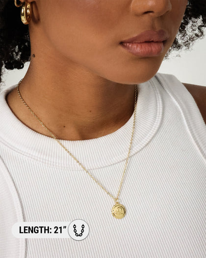 Raising Hell Women's Petit Zodiac Necklace Gold