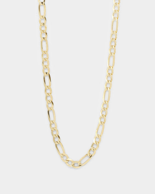 House Of Auric 4.8mm Figaro Chain 18K Gold Vermeil