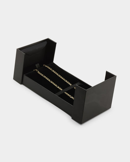 House Of Auric 4.8mm Figaro Chain 18K Gold Vermeil