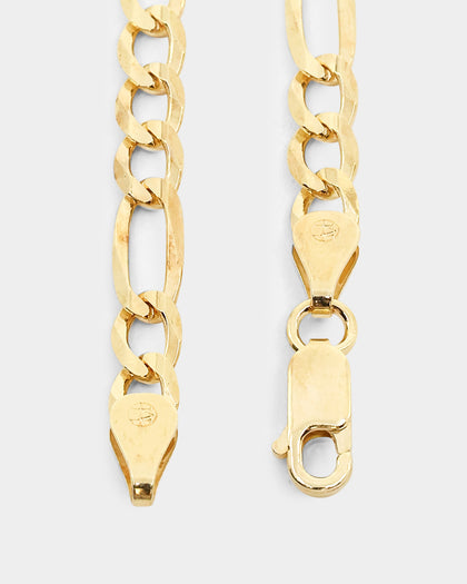 House Of Auric 4.8mm Figaro Chain 18K Gold Vermeil