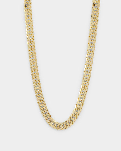 House Of Auric 6.4mm Double Curb Chain 18K Gold Vermeil