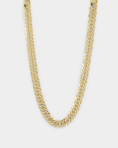 House Of Auric 6.4mm Double Curb Chain 18K Gold Vermeil