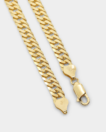 House Of Auric 6.4mm Double Curb Chain 18K Gold Vermeil