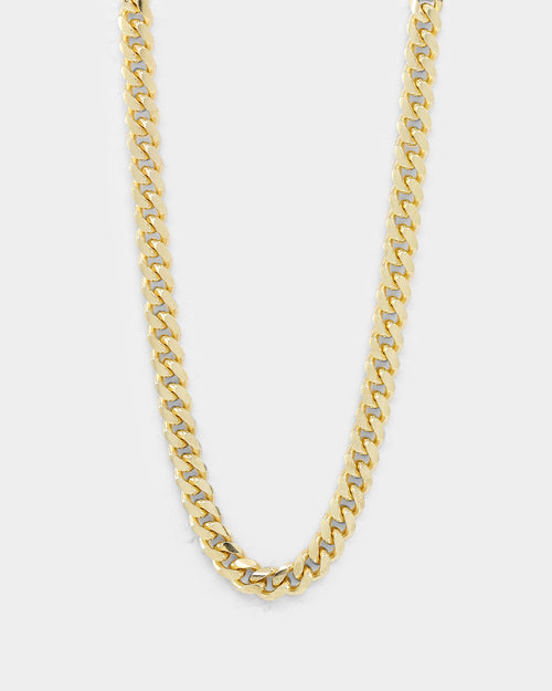House Of Auric 7mm Cuban Chain 18K Gold Vermeil