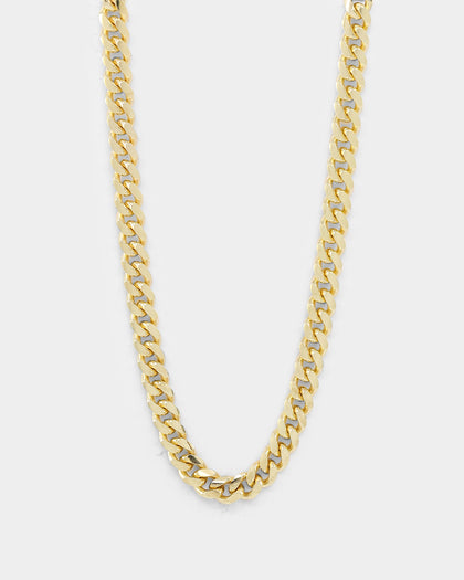 House Of Auric 7mm Cuban Chain 18K Gold Vermeil