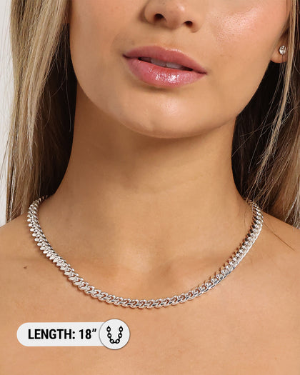 House Of Auric 7mm Cuban Chain Sterling Silver