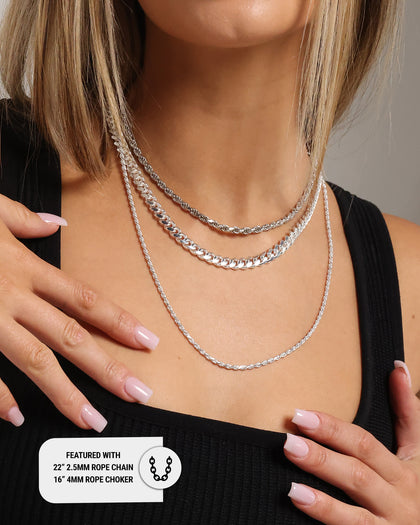 House Of Auric 7mm Cuban Chain Sterling Silver