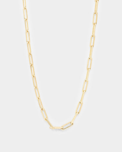 House Of Auric 10.5mm Long Cable Chain 18K Gold Vermeil