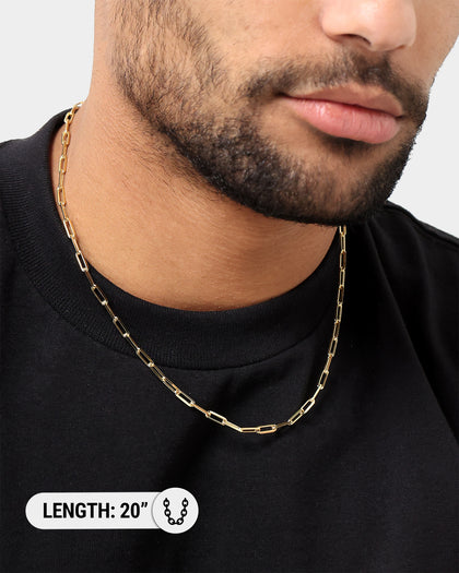 House Of Auric 10.5mm Long Cable Chain 18K Gold Vermeil