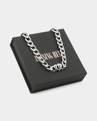 Raising Hell Love And Loyalty Chain White Gold