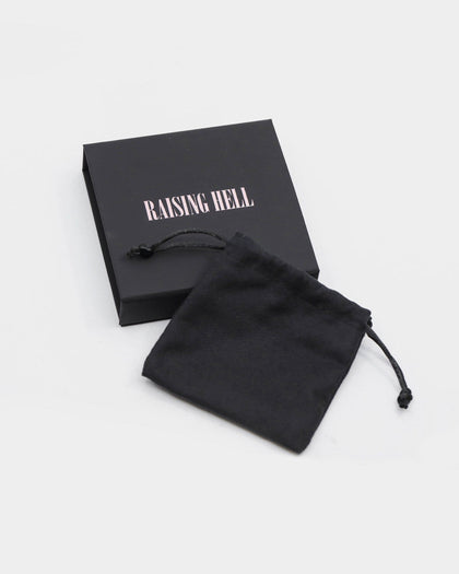 Raising Hell Women's Customisable Tennis Necklace Gold