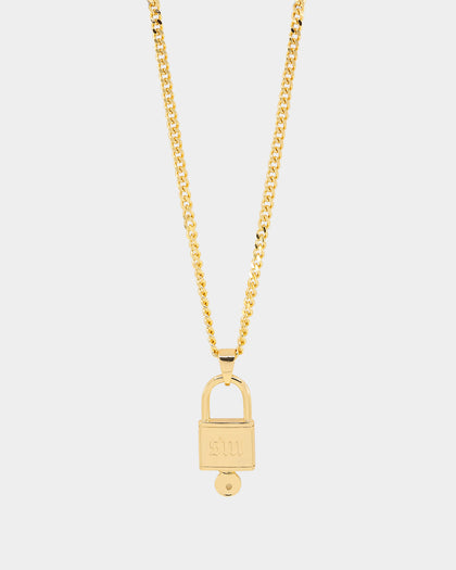 Saint Morta Locked and Found Chain Gold