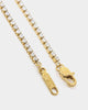 NXS 2MM Micro Tennis Necklace Gold