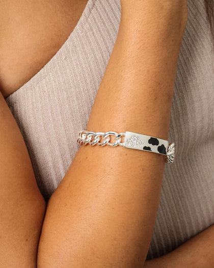 Wild For The Weekend Cloud ID Bracelet Silver