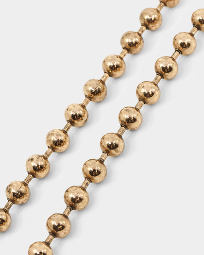 Wild For The Weekend Arkangel T-Bar Necklace Gold