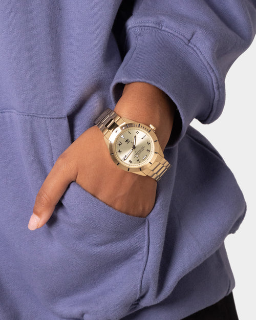 Adidas Edition Three 42MM Gold/Gold