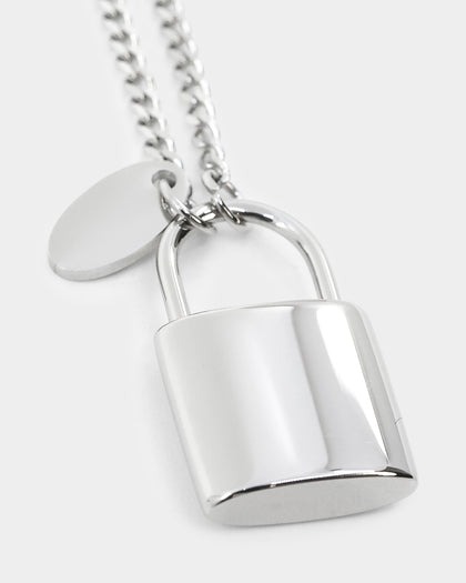 INFRA Elevate Padlock Necklace Stainless Steel