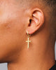 NXS Cross Earring Gold