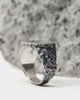 PYRA PYRA x BLKDVL Eroded Signet Ring Silver