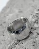 PYRA PYRA x BLKDVL Eroded Cuff Ring Silver
