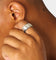 PYRA PYRA x BLKDVL Eroded Cuff Ring Silver